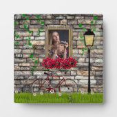 ヴィンテージ童話自転車バラガーリーフォトフレーム フォトプラーク (正面)
