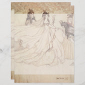 ヴィンテージ童話、シンデレラbyアーサー・ラッカム (正面/裏面)