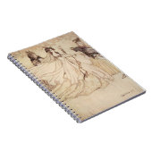 ヴィンテージ童話、シンデレラbyアーサー・ラッカム ノートブック (右側)