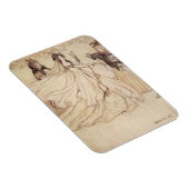 ヴィンテージ童話、シンデレラbyアーサー・ラッカム マグネット (右側)