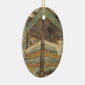 ヴィンテージ童話、プリンセスとピー、エドモンド・ダラック セラミックオーナメント (右)