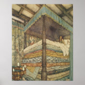 ヴィンテージ童話、プリンセスとピー、エドモンド・ダラック ポスター (正面)