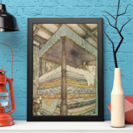 ヴィンテージ童話、プリンセスとピー、エドモンド・ダラック ポスター