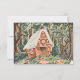 ヴィンテージ童話、住所の変更 招待状