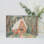 ヴィンテージ童話、住所変更のお知らせ 招待状 (スタンド正面)