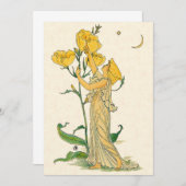 ヴィンテージ童話、夕べプリムローズ、ウォルタークレーン (正面/裏面)