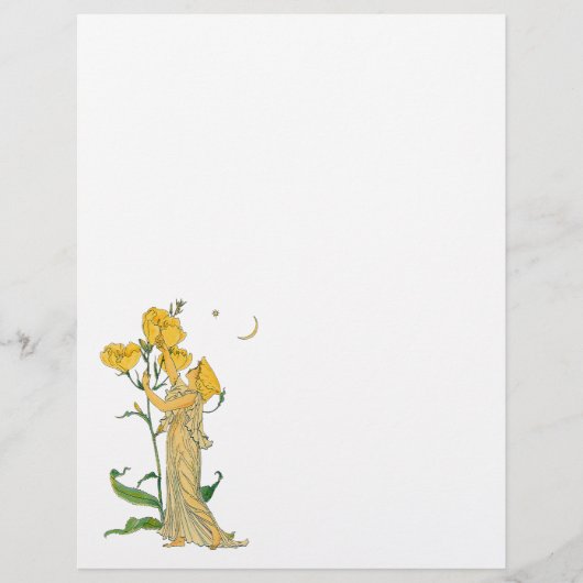 ヴィンテージ童話、夕べプリムローズ、ウォルタークレーン (正面)