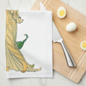 ヴィンテージ童話、夕べプリムローズ、ウォルタークレーン キッチンタオル (四つ折り)