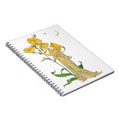 ヴィンテージ童話、夕べプリムローズ、ウォルタークレーン ノートブック (右側)