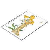 ヴィンテージ童話、夕べプリムローズ、ウォルタークレーン ノートブック (左側)