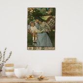 ヴィンテージ童話byジェシー・ウィルコックス・スミス ポスター (キッチン)