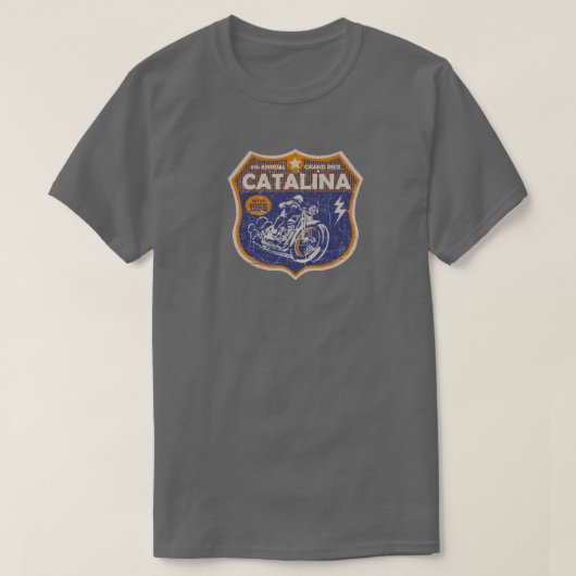 ヴィンテージ競争 |カタリナ |レトロ |隠す Tシャツ (デザイン正面)