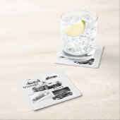 ヴィンテージ競争 スクエアペーパーコースター (インサイチュ)