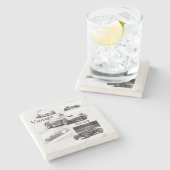 ヴィンテージ競争 ストーンコースター (横)