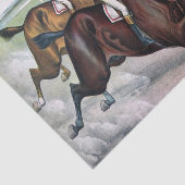 ヴィンテージ競馬のデコパージュ 薄葉紙 (詳細)