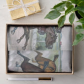 ヴィンテージ競馬のデコパージュ 薄葉紙 (ギフト)