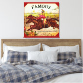 ヴィンテージ競馬スリル キャンバスプリント (インサイチュ (寝室))