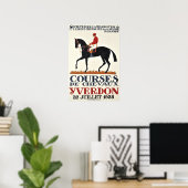 ヴィンテージ競馬ダービーポスターエクストリアン ポスター (ホームオフィス)