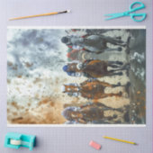 ヴィンテージ競馬デクページ 薄葉紙 (クラフト)