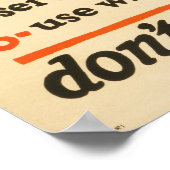 ヴィンテージ第一次世界大戦の食料保全ポスター ポスター (角)