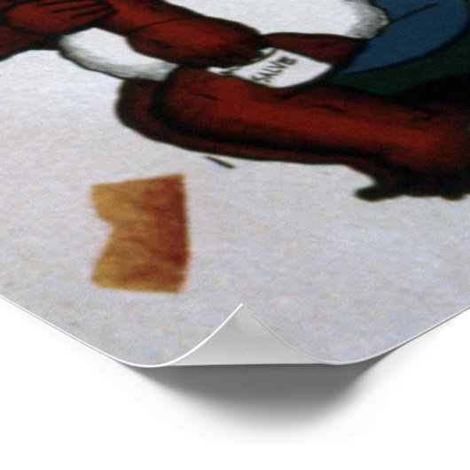 ヴィンテージ第二次世界大戦おもしろいによる日焼け防止 ポスター (角)