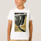 ヴィンテージ第二次世界大戦ガスマスクの安全 Tシャツ (正面)