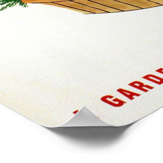 ヴィンテージ第二次世界大戦ビクトリーガーデン ポスター (角)