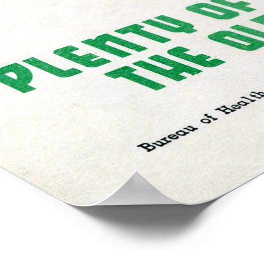 ヴィンテージ第二次世界大戦ペルクンパート市松模様にスリープ状態 ポスター (角)