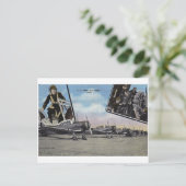 ヴィンテージ第二次世界大戦ポストカード航空 ポストカード (スタンド正面)