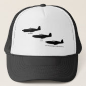 ヴィンテージ第二次世界大戦、北米P-51マスタング キャップ (正面)