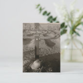 ヴィンテージ第2次世界大戦落ちた兵士の墓 ポストカード (スタンド正面)