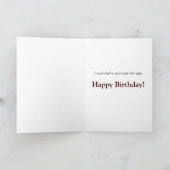 ヴィンテージ第2次世界大戦誕生日カード カード (内部)