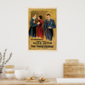 ヴィンテージ第3次犯罪静か映画 ポスター (キッチン)