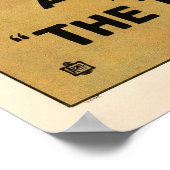 ヴィンテージ第3次犯罪静か映画 ポスター (角)