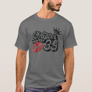 ヴィンテージ第39章上品な唇ハッピーバースデー第39条 Tシャツ