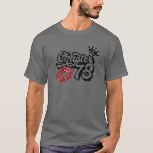 ヴィンテージ第73章上品な唇ハッピーバースデー73Y Tシャツ
