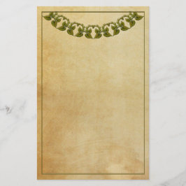 ヴィンテージ筆記用紙（グリーンガーランド付） 便箋