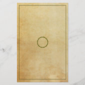 ヴィンテージ筆記用紙（グリーンガーランド付） 便箋 (裏面)