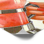 ヴィンテージ等カバー炭酸泉ストロベリーポスター ポスター (角)