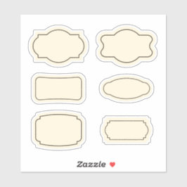 ヴィンテージ等高線のラベル シール