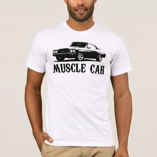 ヴィンテージ筋肉車 Tシャツ (正面)