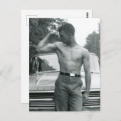 ヴィンテージ筋 ポストカード (正面/裏面)