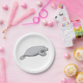 ヴィンテージ管理スケッチ ペーパープレート (パーティー)