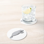 ヴィンテージ管理スケッチ ラウンドペーパーコースター (インサイチュ)