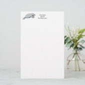 ヴィンテージ管理スケッチ 便箋 (スタンド正面)