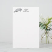 ヴィンテージ管理スケッチ 便箋 (スタンド正面)