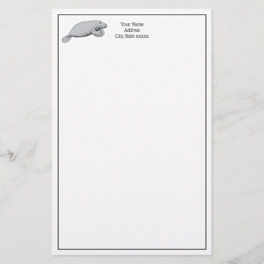 ヴィンテージ管理スケッチ 便箋 (正面)