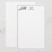 ヴィンテージ管理スケッチ 便箋 (正面/裏面)