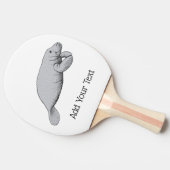 ヴィンテージ管理スケッチ 卓球ラケット (横)