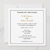 ヴィンテージ管理スケッチ 招待状 (裏面)